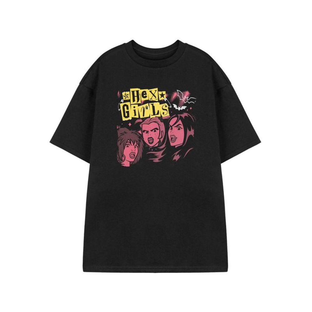 Scooby Doo Womens/Ladies Punk Short-Sleeved T-Shirt / Black